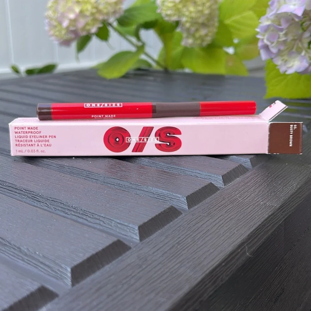 One Size - Point Made Waterproof Liquid Eyeliner Pen - Busty Brown